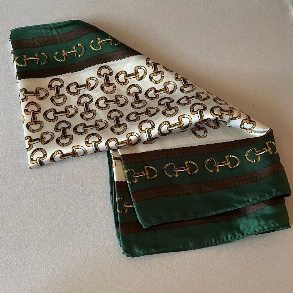 Chain Print Scarf N1375